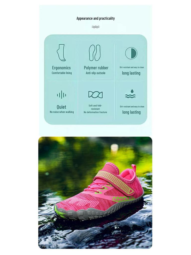 Men's & Girls' Quick-Dry Hiking and Water Shoes for Outdoors & Beach
