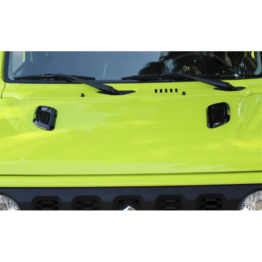 Car Front Hood Air Outlet Vent Decoration Cover Sticker for Suzuki Jimny JB64 JB74    2022 2023 Exterior