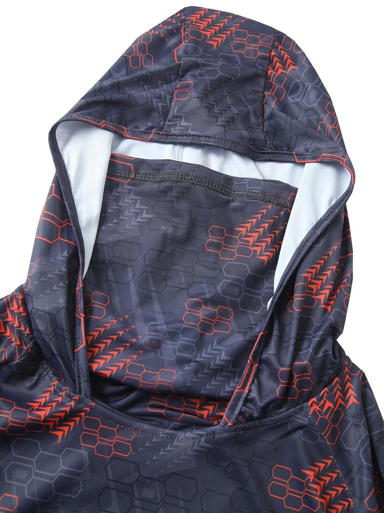 Camouflage Ice Silk UV Protection Fishing Clothes - Breathable, Sun-Proof Summer Wear
