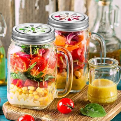 10 Stück Einmachglasdeckel, glatte Kante, leicht zu reinigen, rostfrei, Weißblech, Einmachglasdeckel, Vorratsdosendeckel, Dekoration