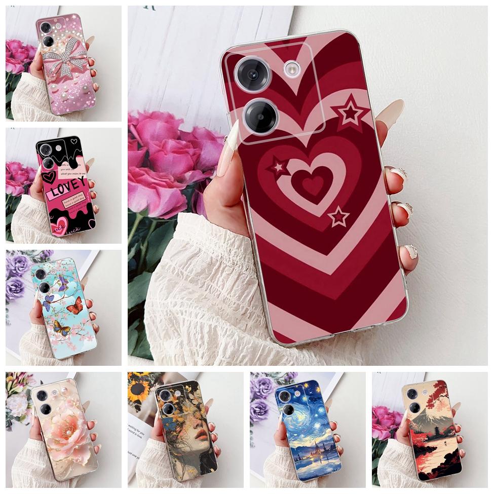 For Xiaomi Poco M7 Pro 5G Case Clear Fashion Luxury Cartoon Funny Cool Painted Soft Phone Case For Poco M7 Pro 5G Back Cover