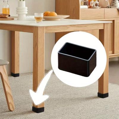 20*40mm12pcs Chair Foot Mat Table Foot Pads Anti Slip and Wear-resistant Tube Plugs Chair Legs Table Foot Covers Foot Pads