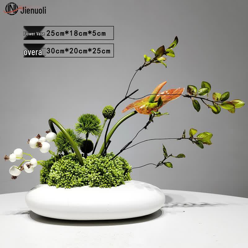 JNL Minimalist Artificial Potted Floral Arrangement