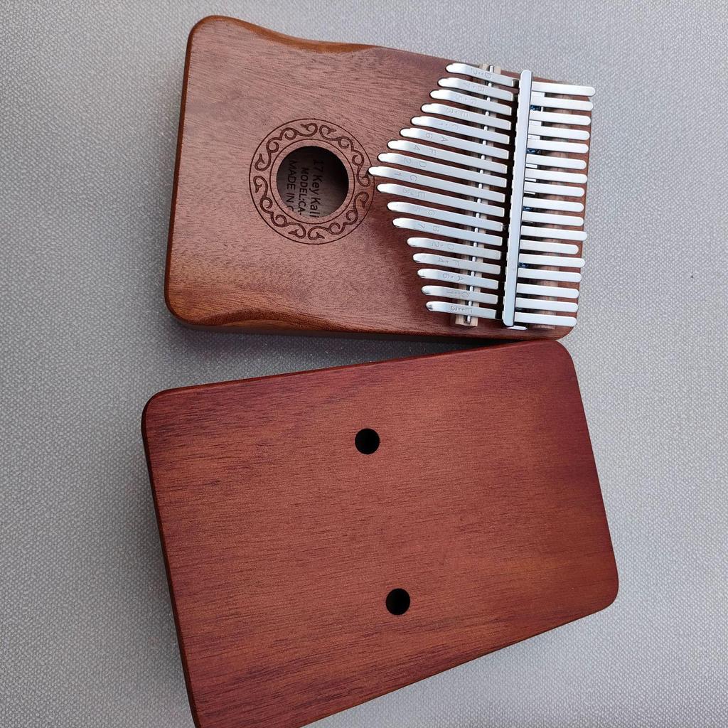 Grenzüberschreitende Kalimba: 17/21-Ton Daumenklavier mit Aufkleber-Etikett