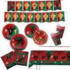 CR7 World Cup Star Fan Party Set: Plates, Cups, Napkins, Tablecloth, Banner & Decorations.