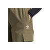 Adidas Originals Adicolor Cargo Pants Logo Embroidery Vintage Loose Wide Leg Knit Sports Pants Women Pants Green IX5964