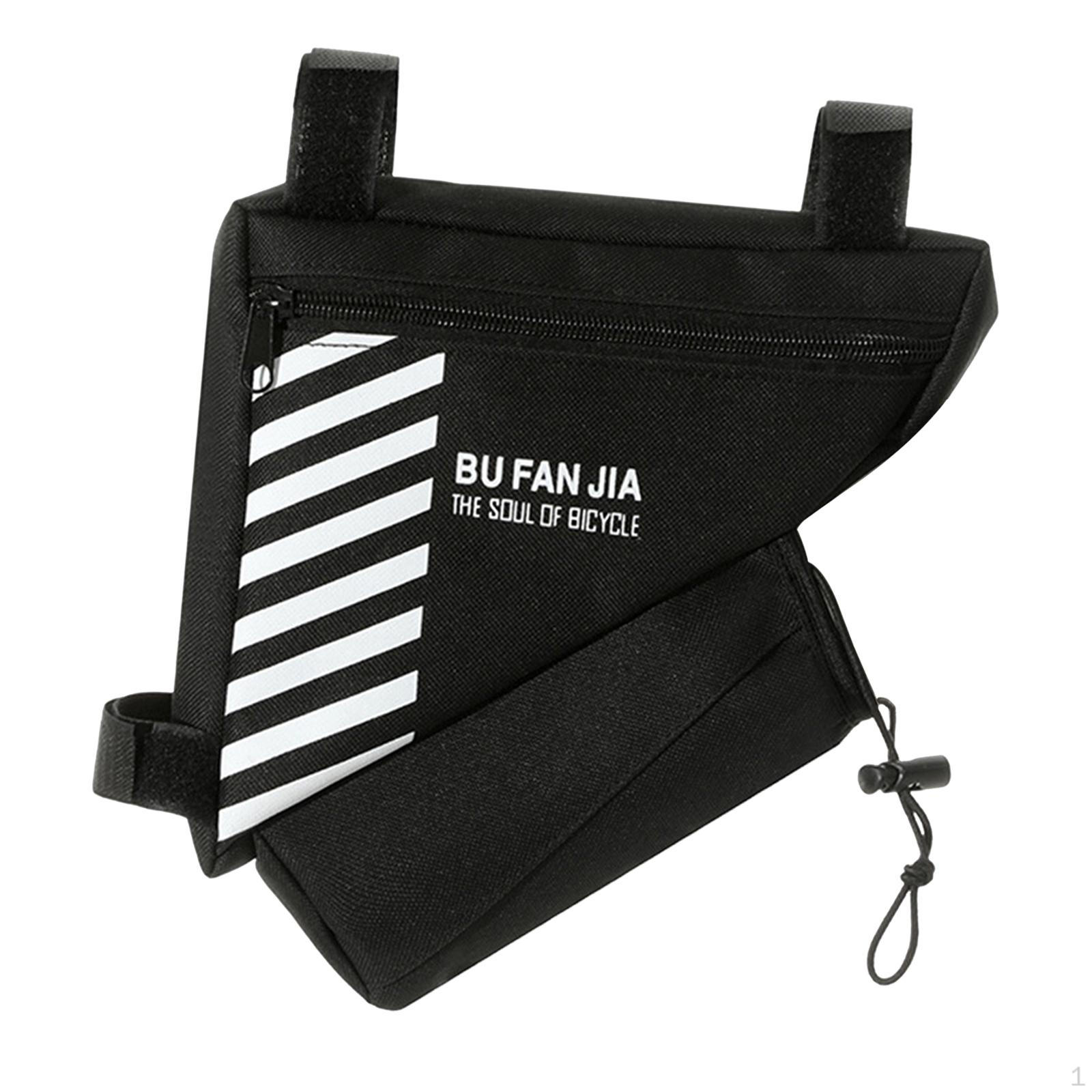 

Сумка для хранения велосипеда, велоспорт, пористый, из ткани Оксфорд, сумка для рамы седла, для езды на велосипеде, для мужчин и женщин, для шоссе чёрный