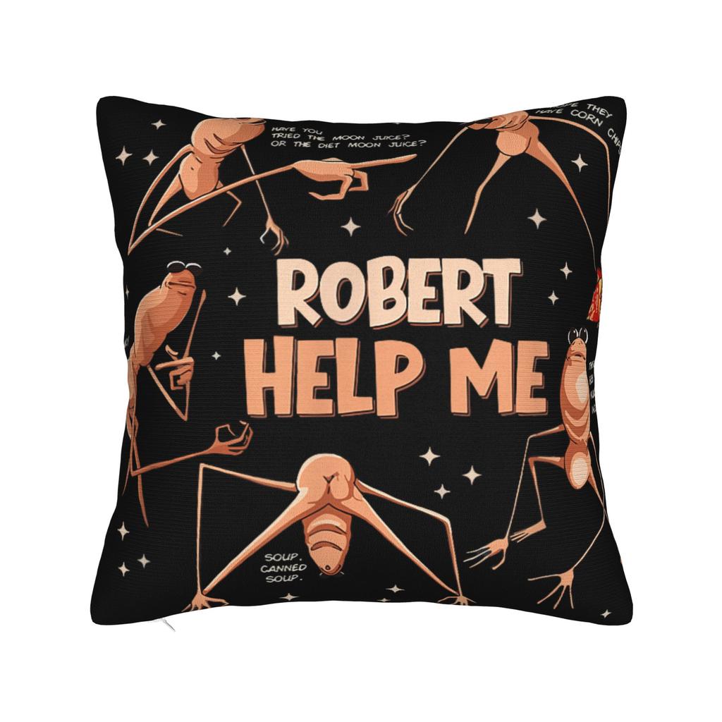 Marcus The Worm I Don't Like This Rock Pillow Cover  Novelty Pillow Case For Sofa Bedroom Home Decor Soft Cushion Cover Gift