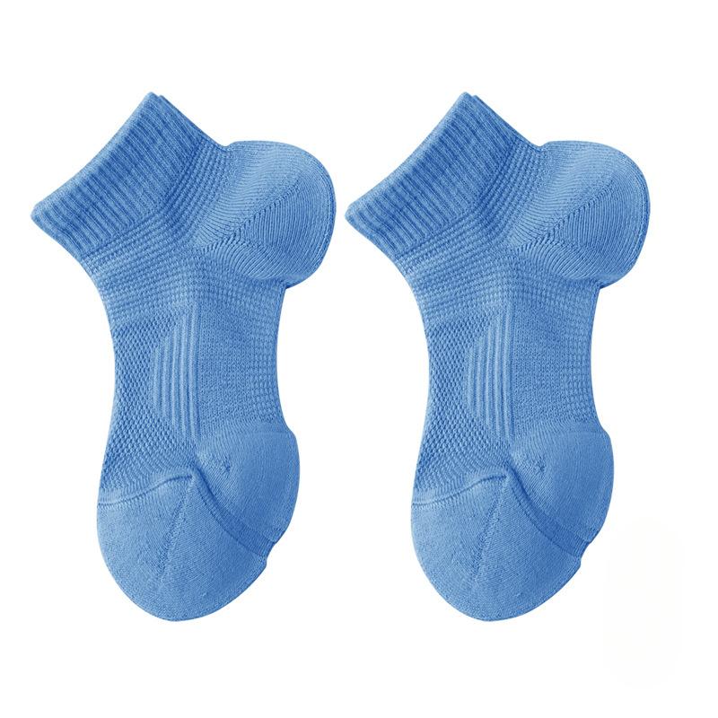 Running Sports Socks for Women, Shallow-mouthed Short Socks, Summer Short-leg Fitness Badminton, Thickened Towel Bottom Socks