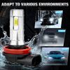 2Pcs H11 H8 H9 LED Fog DRL Bulbs 9005 HB3 9006 HB4 CSP Chip Led Foglights Daytime Running Light 6000K White Super Bright Lamp