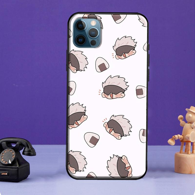 

Милый аниме-чехол Satoru Gojo Jujutsu Kaisen для iPhone XR X XS Max SE 7 8 Plus, чехол для телефона iPhone 11 14 12 13 Pro Max Mini iPhone 6 6s