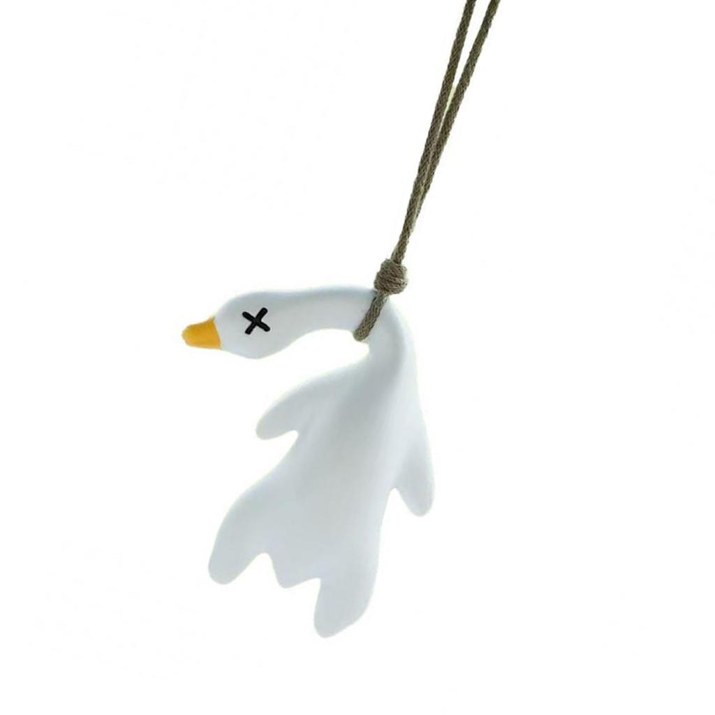 Transformative Car Pendant Duck Swings Gently While Driving Portable for A Playful Touch In Any Vehicle's Interior