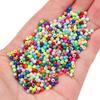 1800 stk Akrylperler Ensfarvede Runde Løse Avstandsperler for Smykkefremstilling DIY Armbånd Halskjede