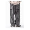 American Paratrooper Pants Men's Autumn and Winter New Trendy Brand Loose Multi-pocket Overalls Casual Versatile Wide-leg Trousers