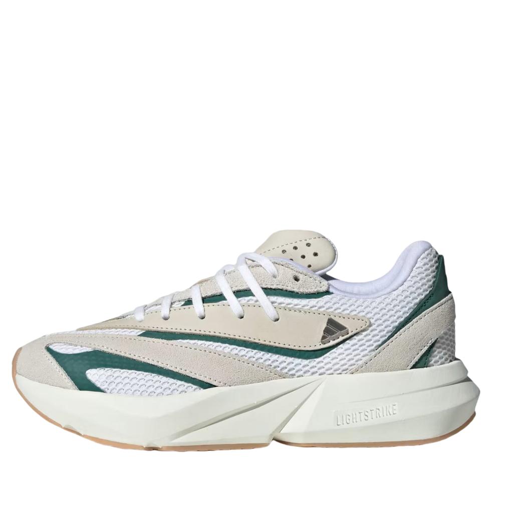 Adidas  Lightstride Off White Collegiate Green Women Sneakers Silver-Metallic JH6961