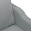 Vidaxl 2-Seater Sofa, Light Gray, 120 Cm, Upholstered In Fabric