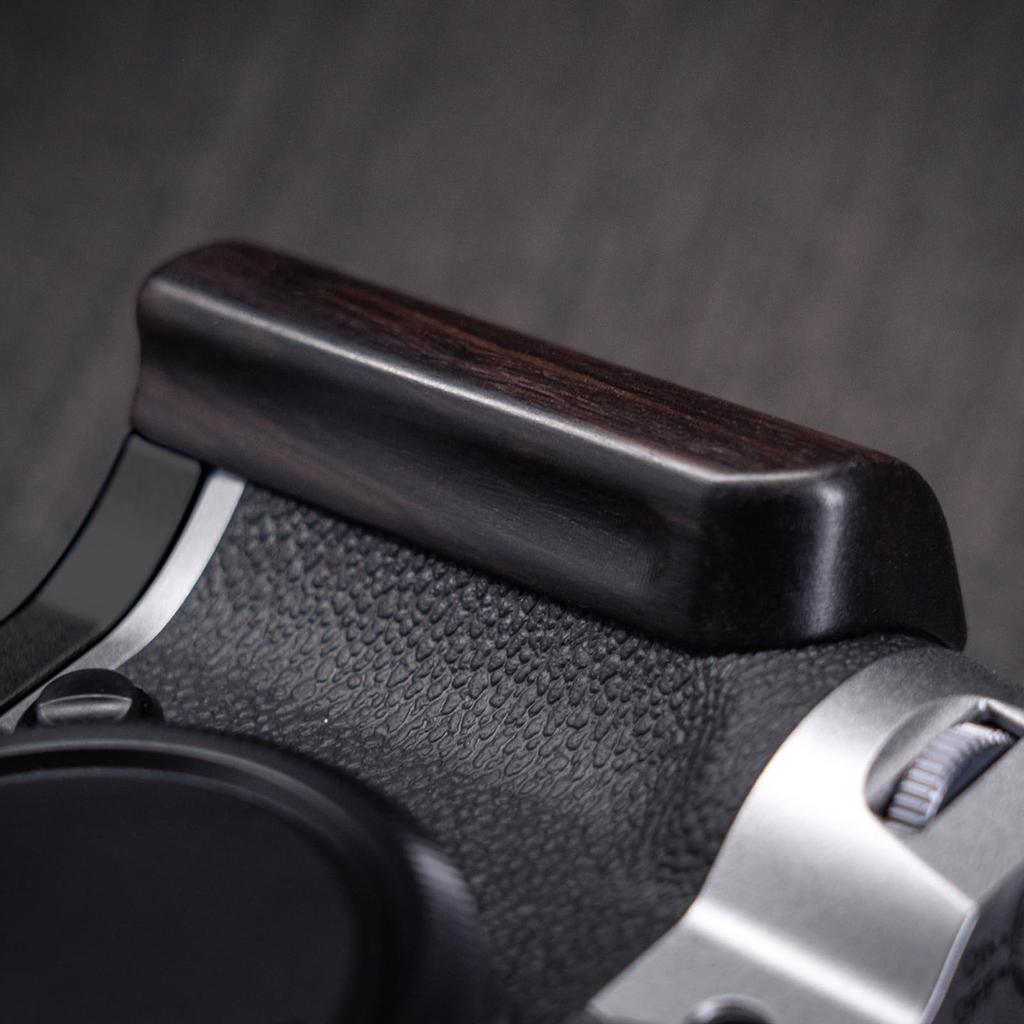 Iborrys Premium Solid Wood Camera Compatible with FUJIFILM Dedicated Quick Release Handcrafted Premium Retro Natural Wood Handle Grip, X-T50 Camera,
