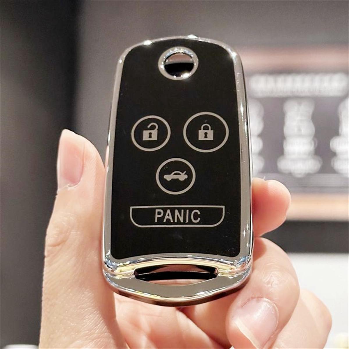 

Чехол для ключа-брелока для Acura для Honda Accord Acura MDX Acura RDX Acura TL Acura TSX Acura ZDX чёрный