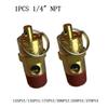 1 szt. Zawór bezpieczeństwa do sprężarki powietrza Gwintowany króciec wlotowy 1/4" NPT męski Zawór ciśnieniowy 125PSI-270PSI Części zaworów bezpieczeństwa