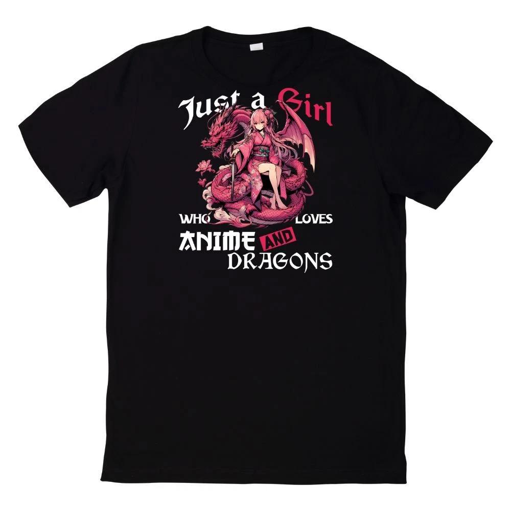 T-Shirt Anime Just a Girl Who Loves Motiv M