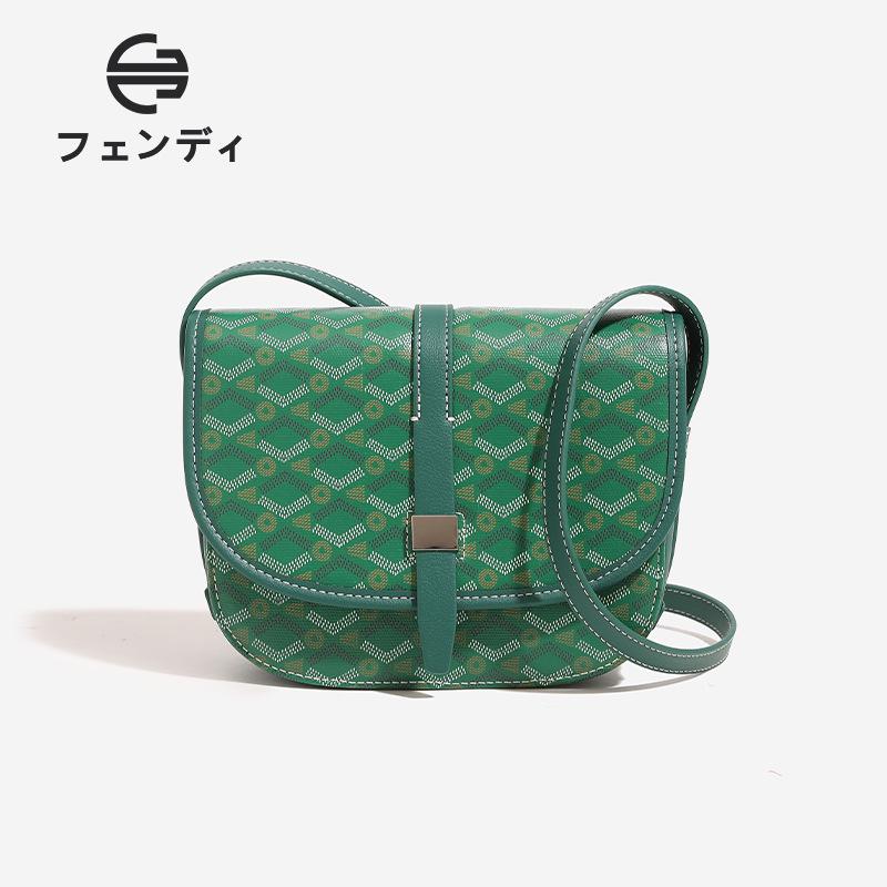 Элегантная сумка-седло через плечо - Унисекс модная сумка-мессенджер зелёный