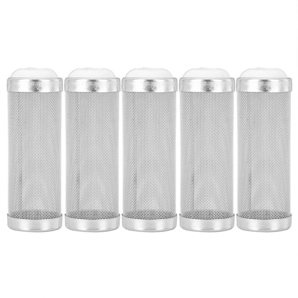 5 pcs Stainless Steel Aquarium Filter Inflow Inlet Mesh Basket Shrimp Protecting