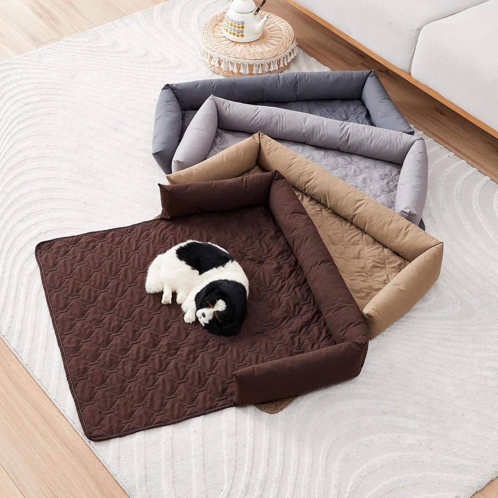 Cat & Dog Waterproof, Moistureproof, Scratch-Resistant Pet Urine Pad with Pillow