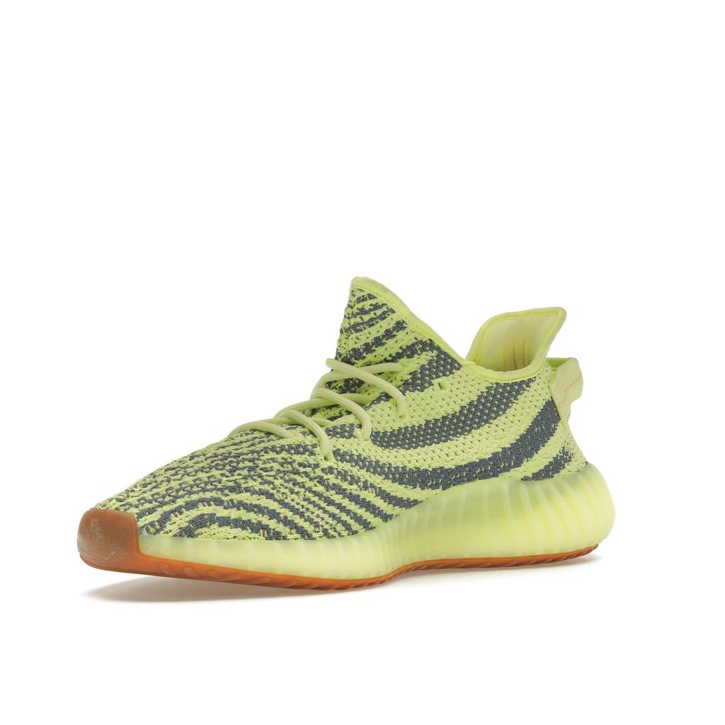 Adidas Yeezy Boost 350 V2 Semi Frozen Yellow Unisex Sneakers Raw-Steel Red B37572