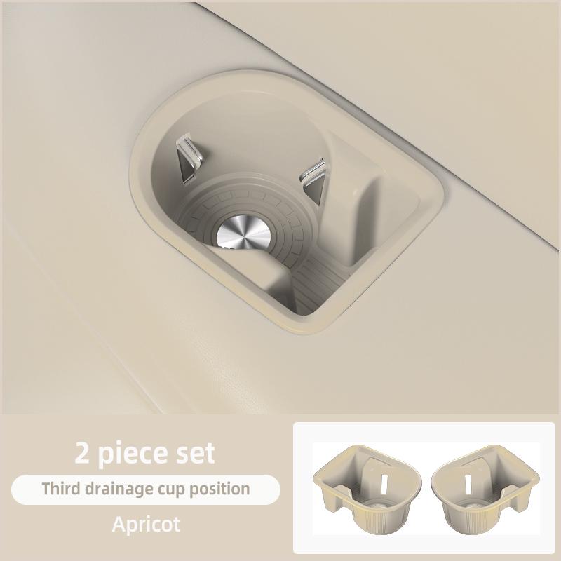 2Pcs Cup Holder For AITO M8 5Seat/6Seat 2025 2026 Third Row Seats Drinks Holder Rear Seat Water Cup Cover Interior Accessories