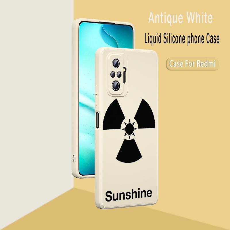 Sign Icon For Xiaomi Redmi Note 11 10 10S 10T 9 9S 9T 8 8T 7 7S 6 5 Pro Max Plus 5G Liquid Silicone Phone Case