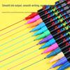 Acrylic Marker Set: 260 Waterproof, Quick-Drying Colors for Art Students and DIY Graffiti.