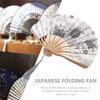 TOYMYTOY Fabric Folding Stylish Handheld Fan for Perfect for Fireworks and Perfect for and Beautiful Japanese-Style Fan, Summer, Festivals, Displays,