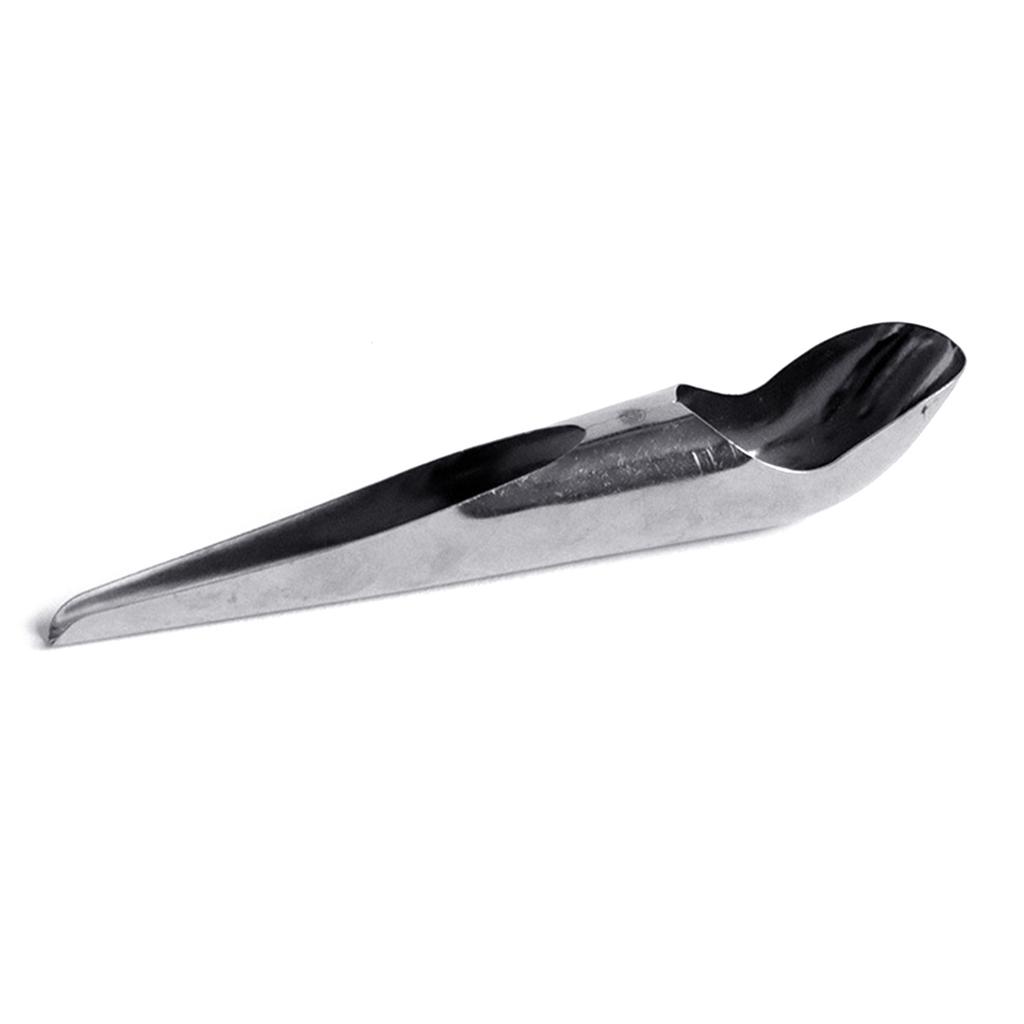 Velká nerezová lžíce na krmení ptáků pro papoušky a domácí ptáky s dlouhou rukojetí pro snadné krmení v kleci, naběračka