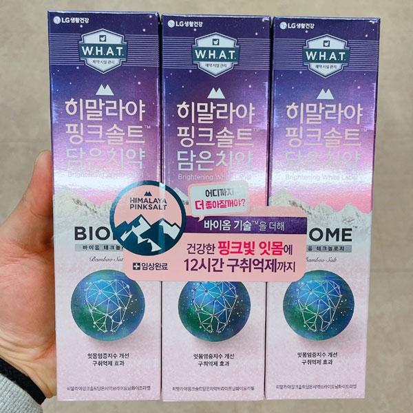 Himalaya Pink Salt Biome Toothpaste 100g x 3 One thing