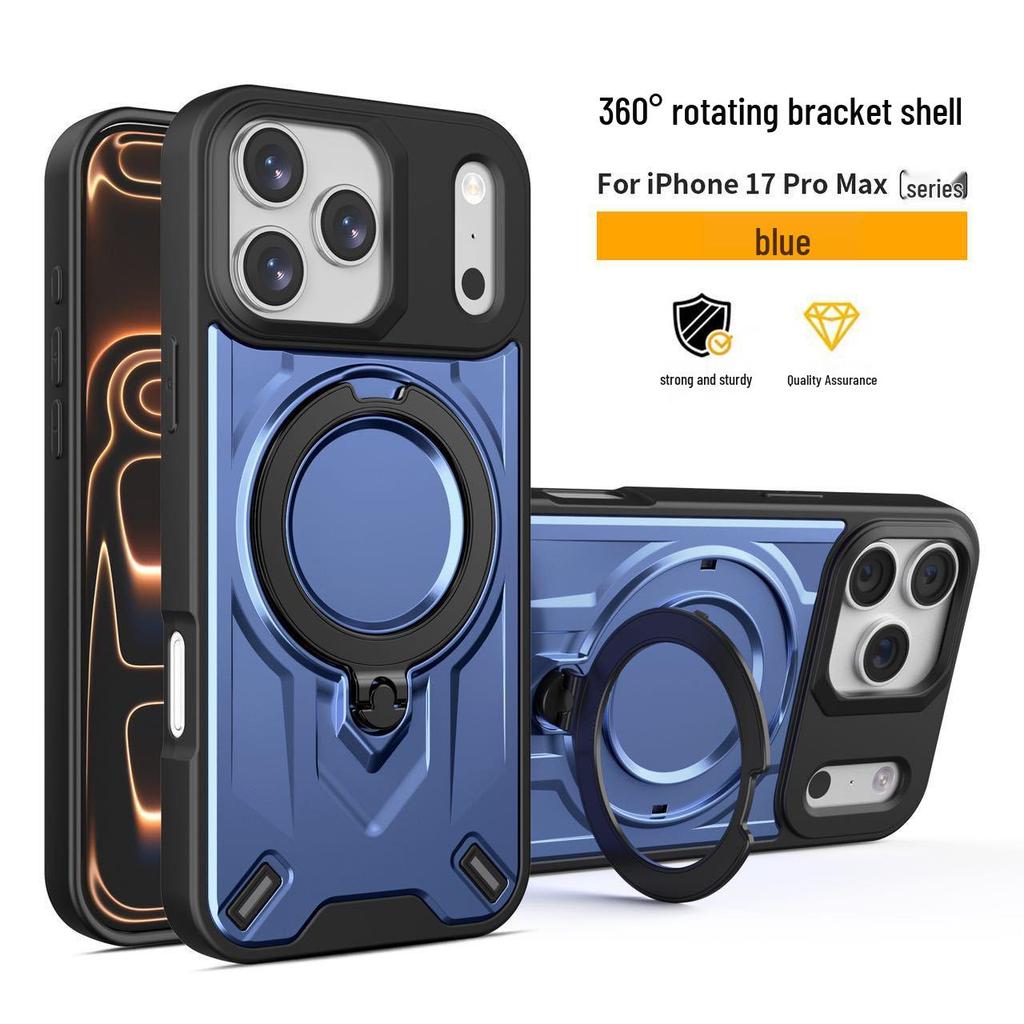 iPhone 17 Pro Max Drop-Proof Case with Magnetic Bracket - Diji Apple 17