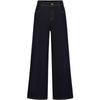 Jiu Zi Anna Co. Women's Vintage A-line Wide-leg Denim Jeans