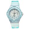 Casio CASIO Analog Watch LRW-200HS-2EV Ladies Kids Cheap Casio Clear Turquoise Overseas Model