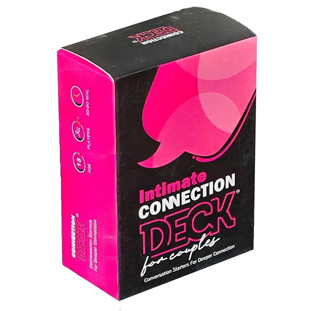 English Version Comeciton Deck Couple Game Cards, Affectionate Conversation Card Board Game
