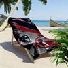 New England Patriots Logo Print Beach Towel, Large Soft Quick Dry Towel for Beach Camping Swimming