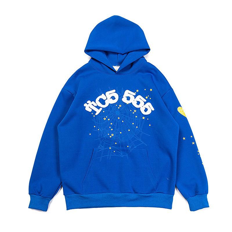 Unisex Oversized Hoodie With Foil Bubble Letter Print 555555 Streetwear Casual Sweatshirt Men Women