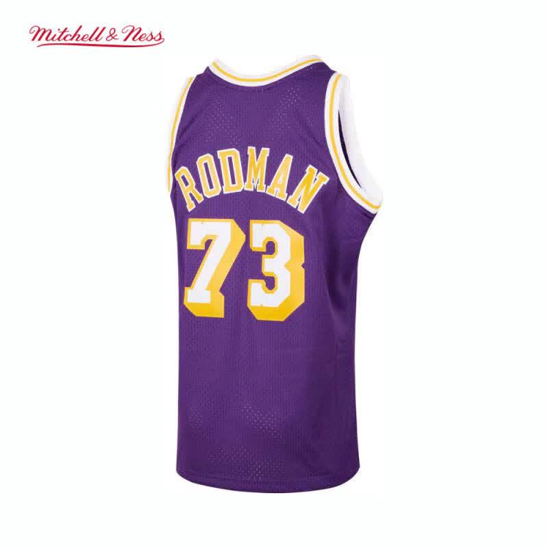 Mitchell & Ness NBA Lakers Dennis Rodman Basketball Jersey