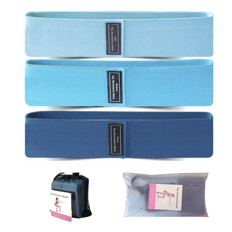 Elastic Resistance Bands for Fitness, Booty, Squat & Glute Workouts