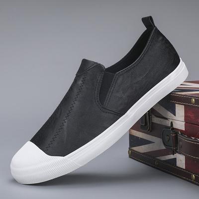 Moda masculina sapatos casuais slip on moda luxo marca mocassins masculinos sapatos masculinos respirável preto ao ar livre masculino preguiçoso sapatos de condução