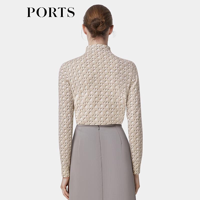 PORTS Women's Autumn/Winter Knitted High-Neck Sweater