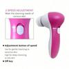 Ultrasonic Face Cleanser Tool, 5 In 1 Electric Skin Care Massager for Deep Pore Cleansing, Removing Dead Skin Cells