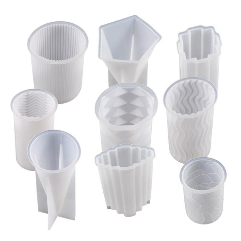 Cylinder Candle Silicone Mold for Candle Making,Aromatherapys Candle Resin Mould Cone Epoxy Resin Casting Mold for Soap