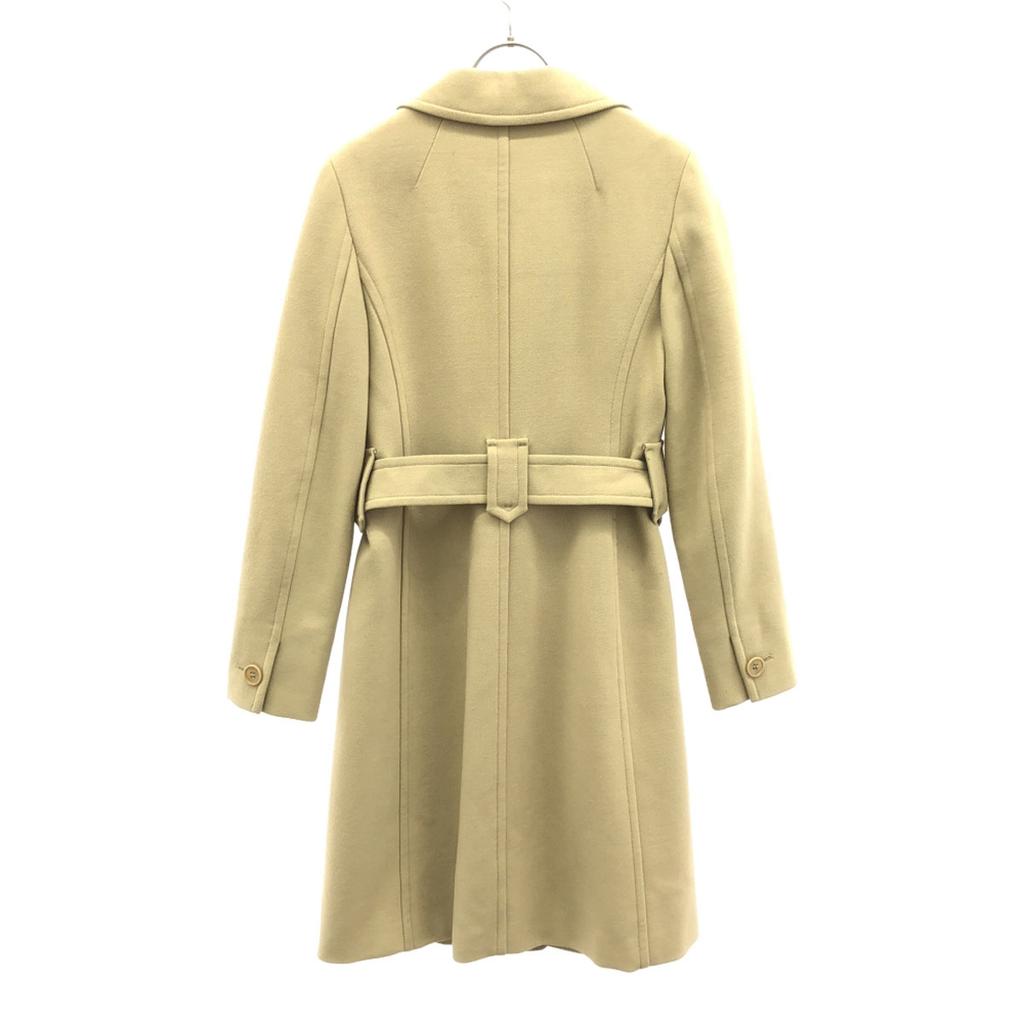S Max Mara Made In Italy Wool Blend Trench Coat 36 Beige Women Used