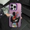 The new art painting is suitable for iphone16 mobile phone case Apple 15promax/14 anti-drop 13pro12 Europe and America