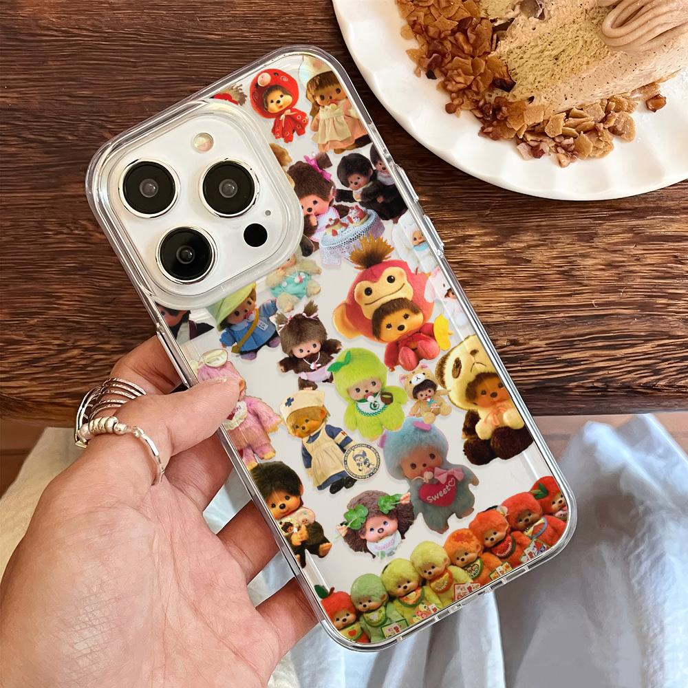 Cute M-Monchhichis New Phone Case For Xiaomi Mi 14 13 12 11 10 10T 14T Poco X6 F5 F4 X7 X4 X3 NFC Lite GT Pro 4G 5G Back Cover