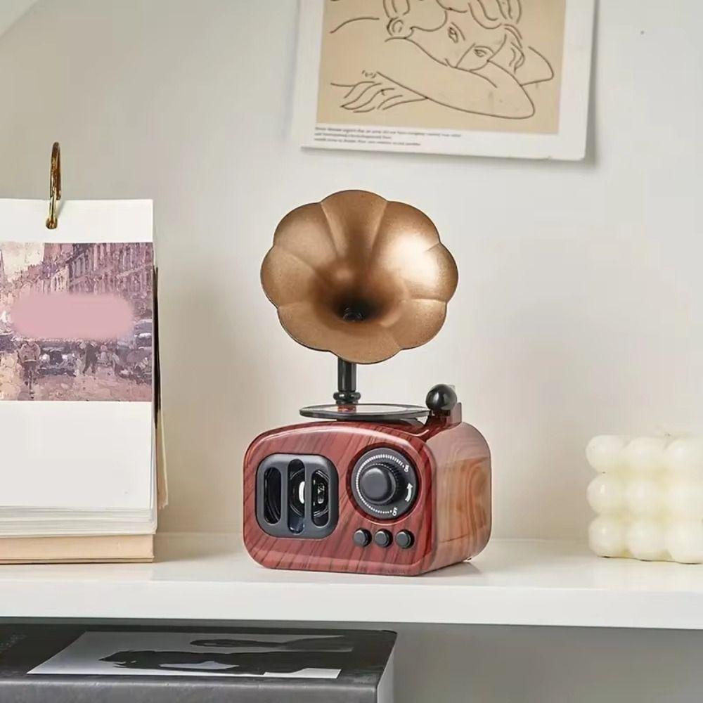 Gramophone Gramophone Music Box Classical Simulation Phonograph Models Nordic Handicraft Nostalgia Phonograph Ornaments Tabletop